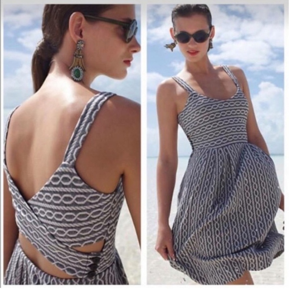 Anthropologie Postmark Rolo Crossback Dress